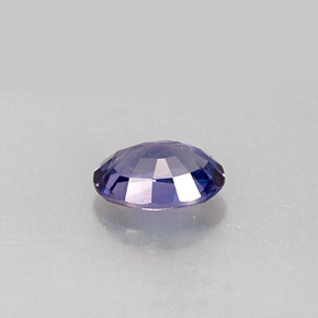 0.57캐럿 천연 바이올렛 블루 사파이어, 타원형 컷, 5.9×4.1 mm, VS