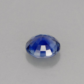 0.60캐럿 천연 로열 블루 사파이어, 라운드 컷, 5.08 mm, VS