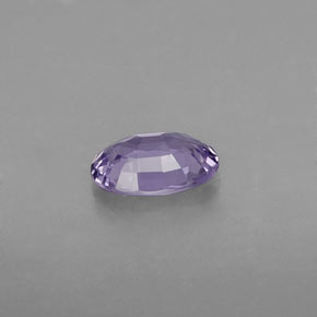 0.57캐럿 천연 바이올렛 사파이어, 타원형 컷, 6.2×4.3 mm, VVS-VS