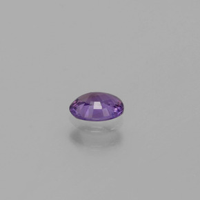 0.42캐럿 천연 핑크빛 바이올렛 사파이어, 타원형 컷, 5.1×3.8 mm, VVS-VS