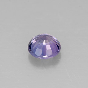 0.51캐럿 천연 블루 바이올렛 사파이어, 라운드 컷, 4.56 mm, VS