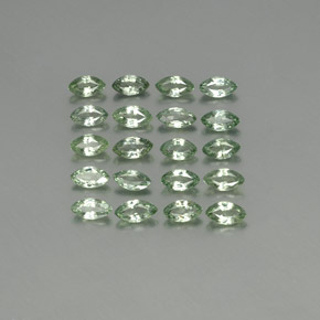 캐럿 천연 그린 사파이어 보석, 마퀴즈, 5.1×2.7 mm, VS