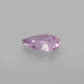 0.39캐럿 천연 라이트 바이올렛 사파이어, 배 모양, 5.8×4.1 mm, VVS
