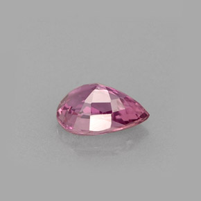 0.60캐럿 천연 핑크빛 로즈 사파이어, 배 모양, 6.1×4.1 mm, VVS-VS