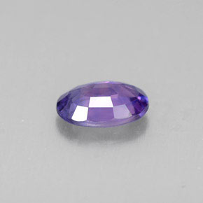 0.48캐럿 천연 핑크빛 바이올렛 사파이어, 타원형 컷, 5.8×4 mm, VS