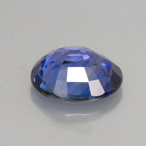 2.79캐럿 천연 콘플라워 블루 사파이어, 타원형 컷, 9.5×8.1 mm, IF
