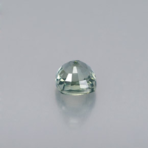 0.62캐럿 천연 그린 사파이어, 쿠션 컷, 4.3×4.3 mm, VS