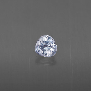0.32캐럿 천연 라이트 블루 사파이어, 하트 모양, 4.2×4.1 mm, VS-SI