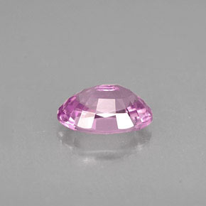 0.60캐럿 천연 핑크 사파이어, 타원형 컷, 6×4.1 mm, VVS-VS