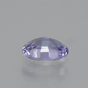 0.58캐럿 천연 라이트 블루 사파이어, 타원형 컷, 6.2×4.2 mm, VVS-VS