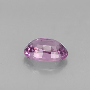0.63캐럿 천연 핑크빛 바이올렛 사파이어, 타원형 컷, 6×4.1 mm, VS