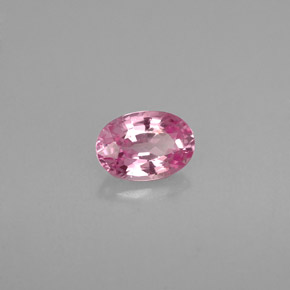 0.60캐럿 천연 핑크 사파이어, 타원형 컷, 6×4.1 mm, VVS