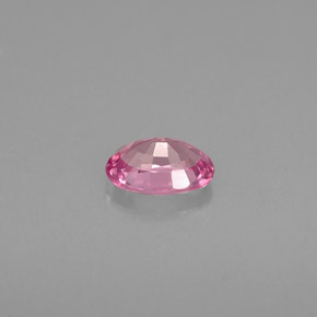 0.60캐럿 천연 핑크 사파이어, 타원형 컷, 6×4.1 mm, VVS