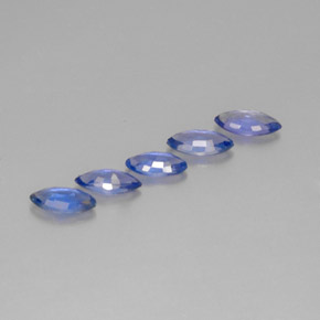 캐럿 천연 바이올렛 블루 사파이어 보석, 마퀴즈, 7×3.3 mm, VVS-VS