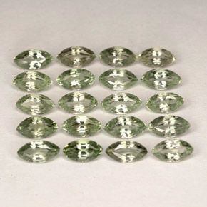 캐럿 천연 그린 사파이어 보석, 마퀴즈, 4.8×2.5 mm, VVS-VS