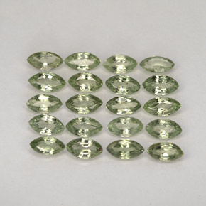 캐럿 천연 그린 사파이어 보석, 마퀴즈, 5.1×2.7 mm, VS