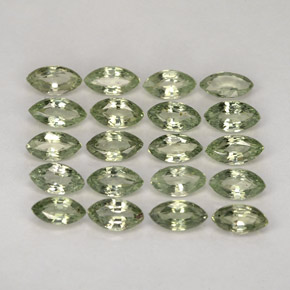 캐럿 천연 그린 사파이어 보석, 마퀴즈, 5.1×2.7 mm, VS