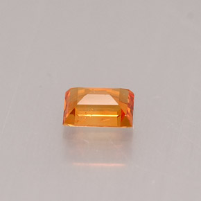 0.27캐럿 천연 옐로우 오렌지 사파이어, 바게트, 4.1×2.9 mm, VS-SI