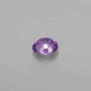 0.47캐럿 천연 바이올렛 사파이어, 라운드 컷, 4.73 mm, VVS-VS