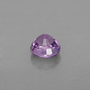 0.48캐럿 천연 바이올렛 핑크 사파이어, 라운드 컷, 4.28 mm, VVS-VS