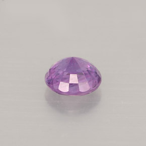 0.52캐럿 천연 바이올렛 사파이어, 라운드 컷, 4.68 mm, VVS-VS