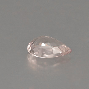 0.48캐럿 천연 라이트 핑크 사파이어, 배 모양, 6.1×4 mm, VVS-VS