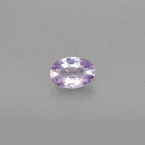 0.53캐럿 천연 바이올렛 사파이어, 타원형 컷, 5.9×4.1 mm, VVS-VS