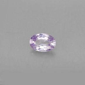 0.53캐럿 천연 바이올렛 사파이어, 타원형 컷, 5.9×4.1 mm, VVS-VS