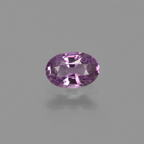 0.57캐럿 천연 바이올렛 사파이어, 타원형 컷, 6.1×4 mm, VVS-VS
