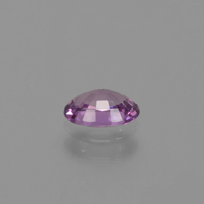 0.57캐럿 천연 바이올렛 사파이어, 타원형 컷, 6.1×4 mm, VVS-VS