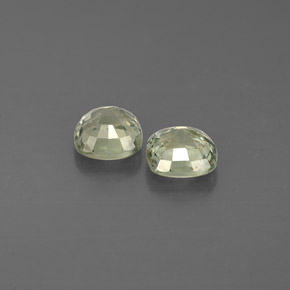 캐럿 천연 그린 사파이어 보석, 쿠션 컷, 4.3×4.2 mm, VS