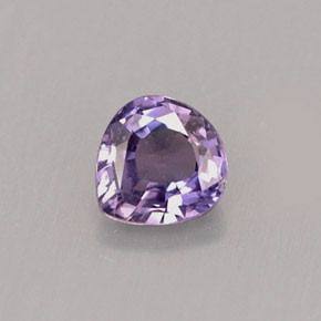 0.53캐럿 천연 블루 바이올렛 사파이어, 배 모양, 5×4.9 mm, VS