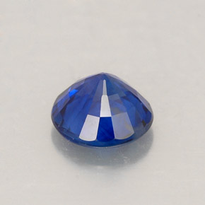 1.02캐럿 천연 로열 블루 사파이어, 라운드 컷, 6.02 mm, VS