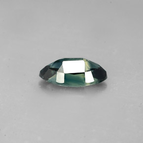 1.47캐럿 천연 블루 그린 사파이어, 마퀴즈, 9.4×5.2 mm, VVS