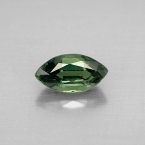 1.40캐럿 천연 푸르스름한 그린 사파이어, 마퀴즈, 9×4.8 mm, VS
