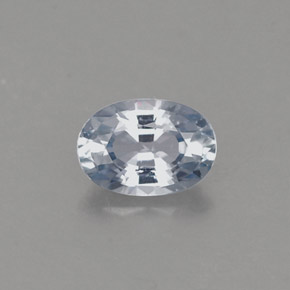 0.60캐럿 천연 라이트 블루 사파이어, 타원형 컷, 6.1×4.2 mm, VVS-VS