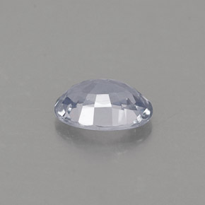 0.60캐럿 천연 라이트 블루 사파이어, 타원형 컷, 6.1×4.2 mm, VVS-VS