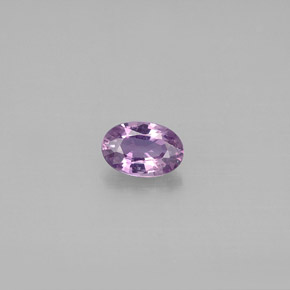 0.59캐럿 천연 퍼플 사파이어, 타원형 컷, 6.1×4.1 mm, VS