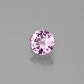 0.42캐럿 천연 바이올렛 사파이어, 라운드 컷, 4.59 mm, VVS-VS