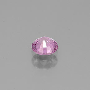 0.42캐럿 천연 바이올렛 사파이어, 라운드 컷, 4.59 mm, VVS-VS