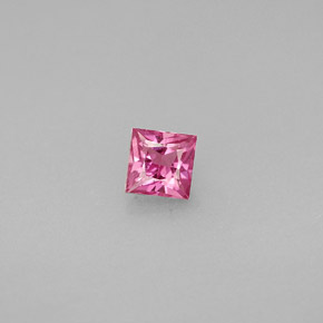 0.46캐럿 천연 핑크 사파이어, 스퀘어, 3.9×3.9 mm, VS