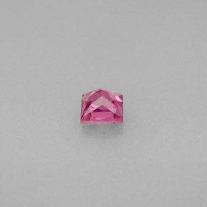 0.46캐럿 천연 핑크 사파이어, 스퀘어, 3.9×3.9 mm, VS