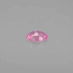 0.61캐럿 천연 퍼플 핑크 사파이어, 타원형 컷, 6×4.1 mm, VS