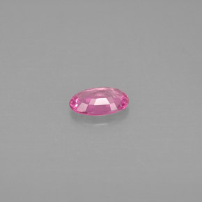 0.51캐럿 천연 퍼플 핑크 사파이어, 타원형 컷, 6.2×4.2 mm, VVS-VS