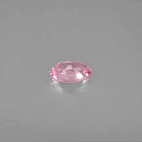 0.60캐럿 천연 퍼플 핑크 사파이어, 타원형 컷, 6.1×4.1 mm, VVS