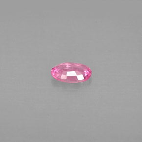 0.49캐럿 천연 핑크 사파이어, 타원형 컷, 6×4.1 mm, VVS