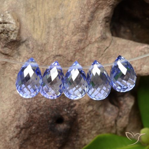 3.82ctw 자연스러운 Intense Blue  사파이어, 브리올레트, VVS-VS