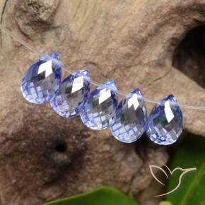 3.82캐럿 천연 Intense Blue  사파이어 보석, 브리올레트, VVS-VS