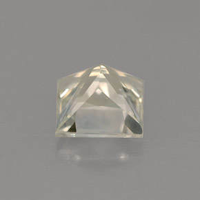 1.56캐럿 천연 라이트 옐로우 사파이어, 스퀘어, 6×5.9 mm, VVS-VS