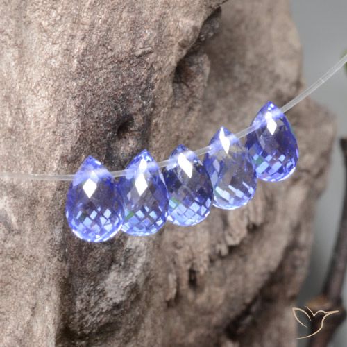 2.29ctw 자연스러운 Intense Blue  사파이어, 브리올레트, VVS-VS